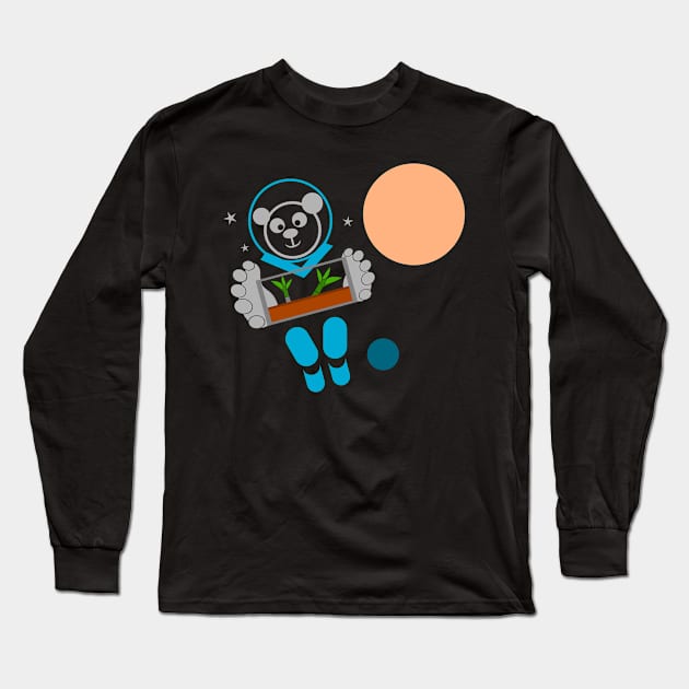 panda hope Long Sleeve T-Shirt by taniplusshop